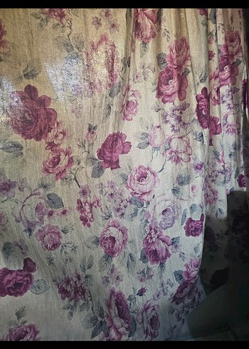 Mor ,Bağlama Desenl fon perde ve farbela - Görsel 4