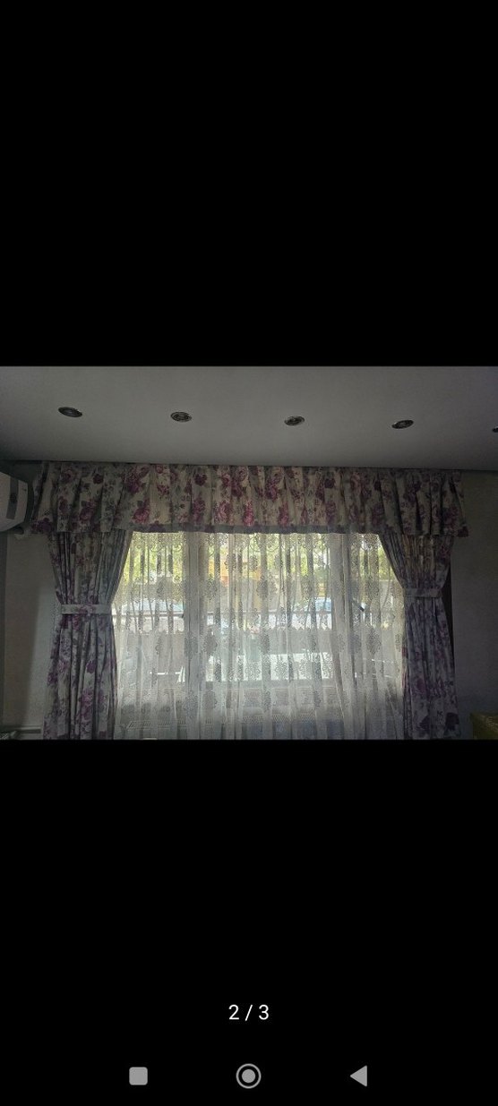 Mor  ,Bağlama Desenl fon perde ve farbela - Görsel 2