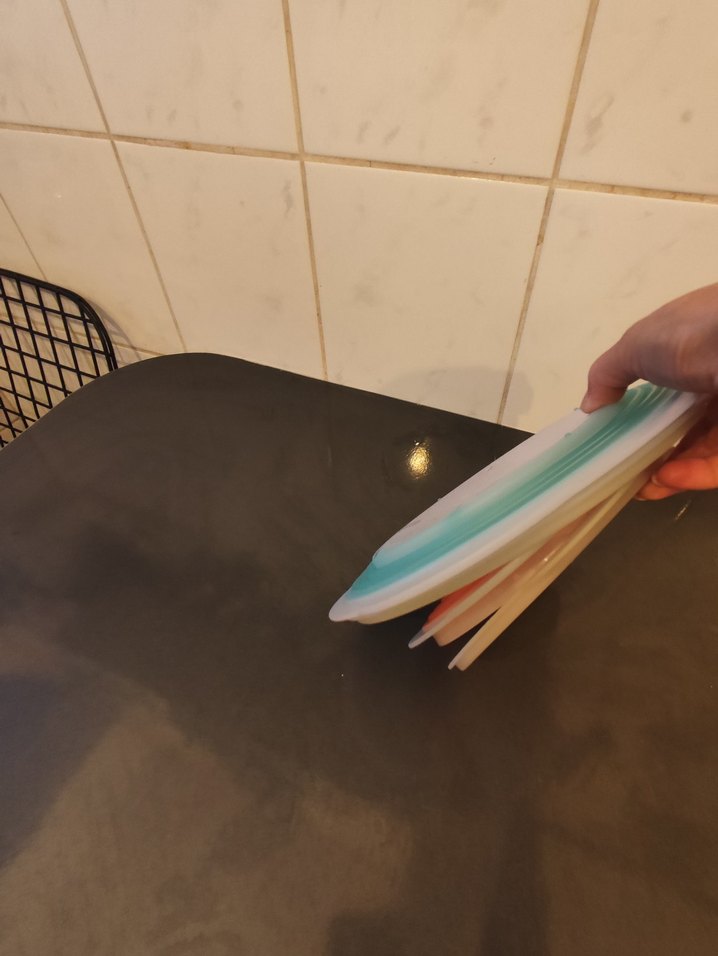 Pastel Renkli Katlanabilir Saklama Kapları, Tupperware - Görsel 2