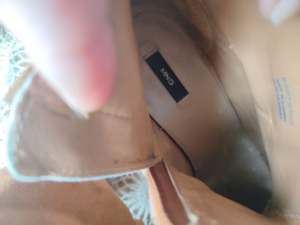 Püsküllü Kahverengi Süet Dolgu Topuklu Bot - Görsel 4