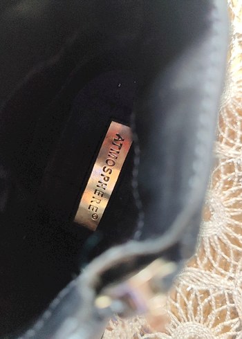 Deri Siyah Dolgu Topuklu Fermuarlı Bot - Görsel 3