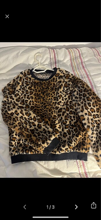 ZARA LEOPAR SWEATSHIRT