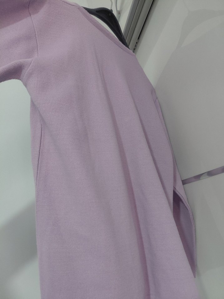 Mor Kısa Kollu Kadın triko takım - Görsel 4