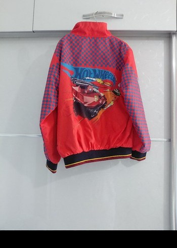 Kapüşonlu, Fermuarlı, Renkli Baskılı Erkek Çocuk Ceketi - Görsel 2