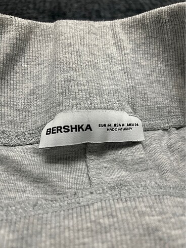 m Beden Bershka gri ispanyol paça tayt