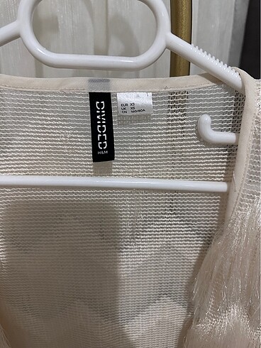xs Beden ten rengi Renk H&M tül hırka