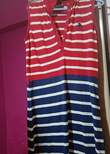 U.S. POLO kadın elbise polo yaka - Görsel 2