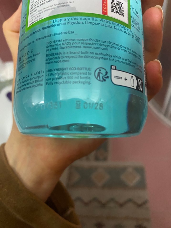 Bioderma Sébium Arındırıcı Makyaj Temizleyici 500 ml - Görsel 2