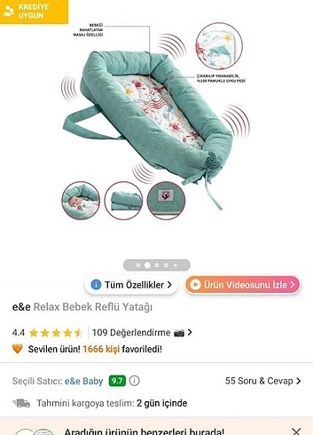 Sevi Bebe Titresimli reflu yatagi