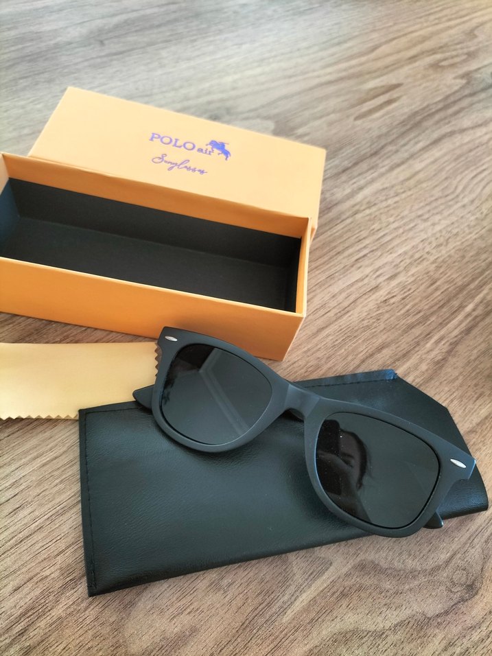 Kadın Siyah Parlak Polo Güneş Gözlüğü - Görsel 2