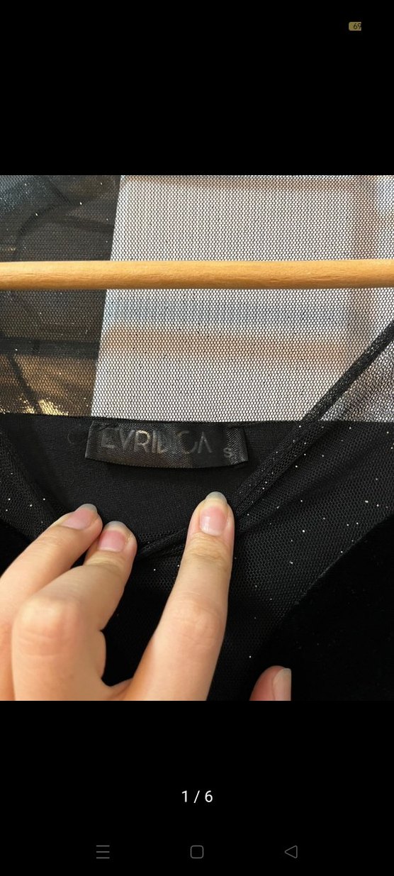 Uzun Kollu Siyah Gotik Kadın Elbise - Görsel 3