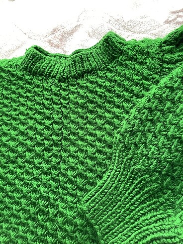Zara Crop kazak El örmesi