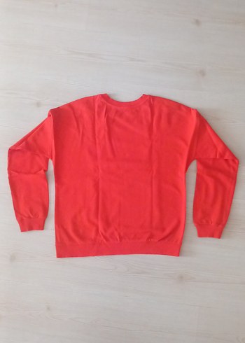 s Beden kırmızı Renk Renkli Baskılı Kadın Sweatshirt