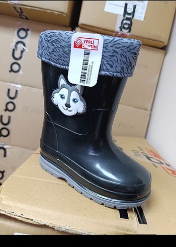 Gezer Kız Çocuk Gri Street Wear Botlar