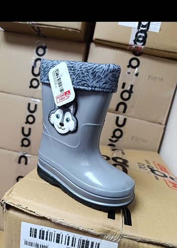 Kız Çocuk Gri Street Wear Botlar