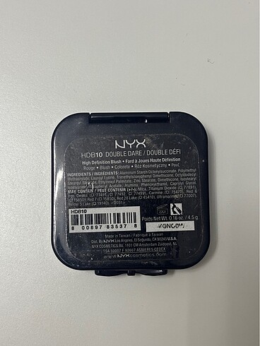  Beden NYX Allık