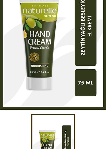 Farmasi Naturelle Zeytinyağlı El Kremi 75ml