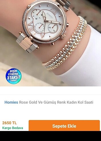 Beden Homies Kadın Saat