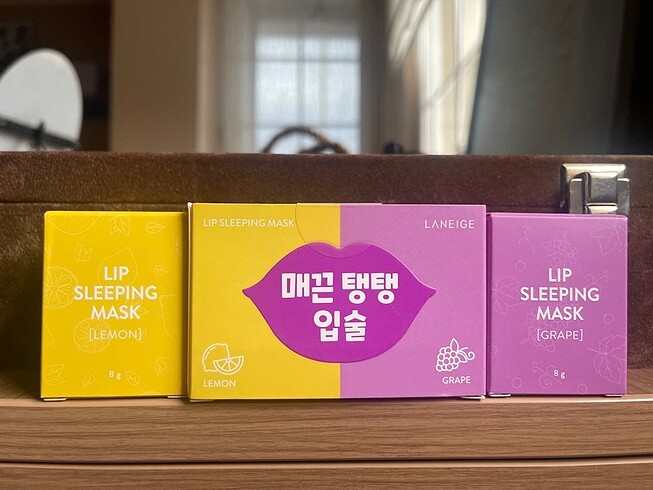 Laneige lip sleeping mask grape lemon