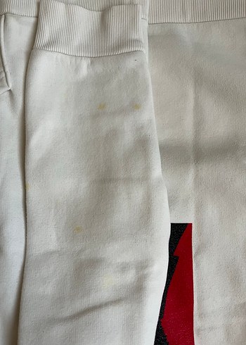 Fabrika Markalı Baskılı Beyaz Erkek Sweatshirt - Görsel 16