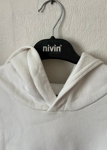 Fabrika Markalı Baskılı Beyaz Erkek Sweatshirt - Görsel 4