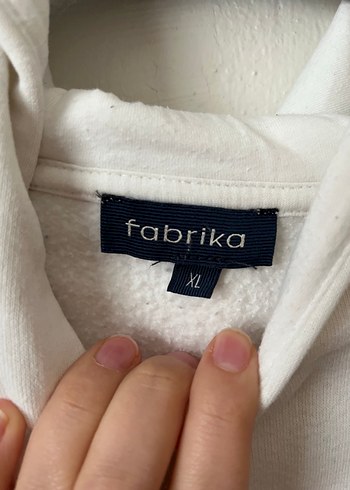 Fabrika Markalı Baskılı Beyaz Erkek Sweatshirt - Görsel 10