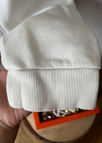 Fabrika Markalı Baskılı Beyaz Erkek Sweatshirt - Görsel 9