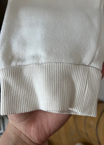 Fabrika Markalı Baskılı Beyaz Erkek Sweatshirt - Görsel 13