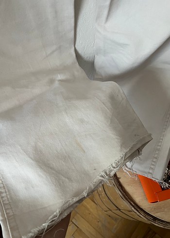 Düşük Bel Keten Kadın Pantolon - Görsel 4