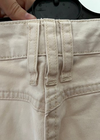 Düşük Bel Keten Kadın Pantolon - Görsel 12