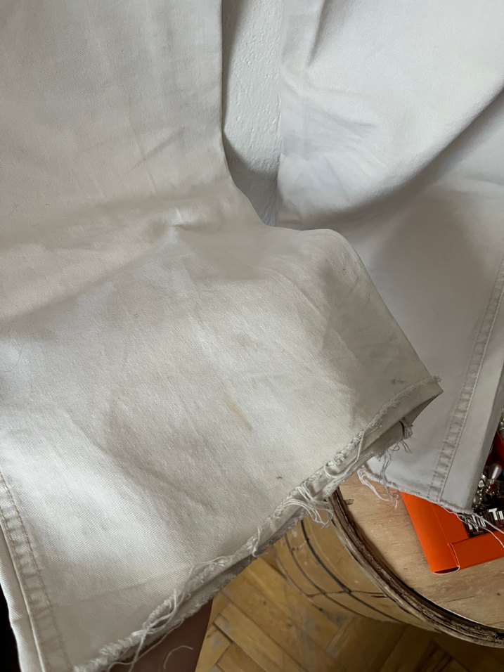 Düşük Bel Keten Kadın Pantolon - Görsel 4