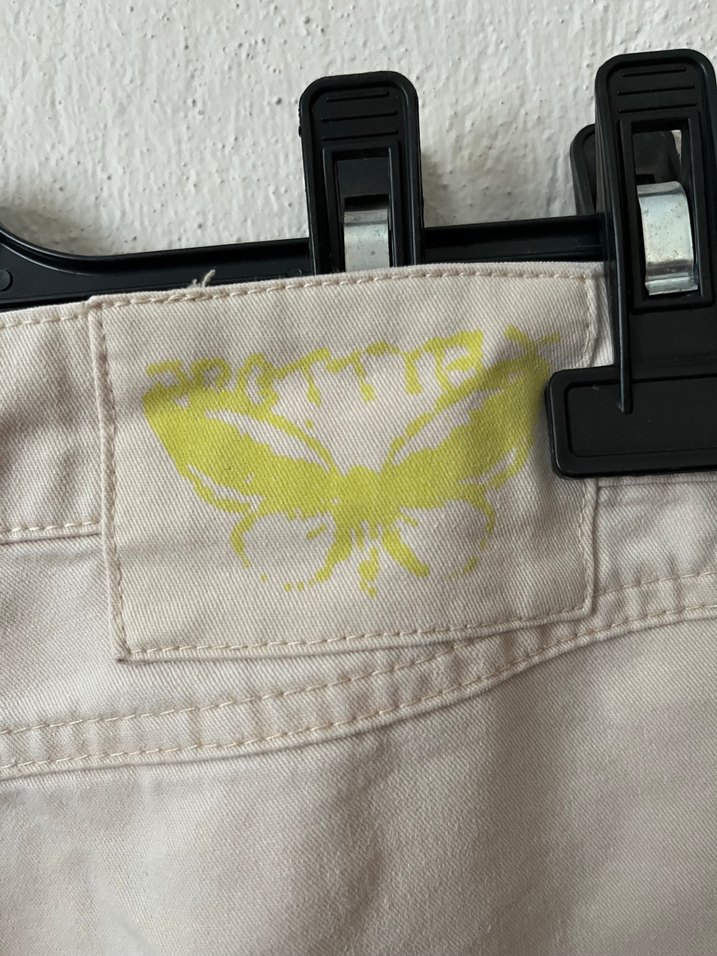 Düşük Bel Keten Kadın Pantolon - Görsel 5