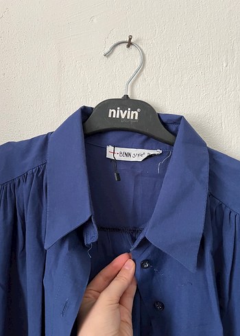 Cepli Uzun Kollu Salaş Gömlek - Görsel 11