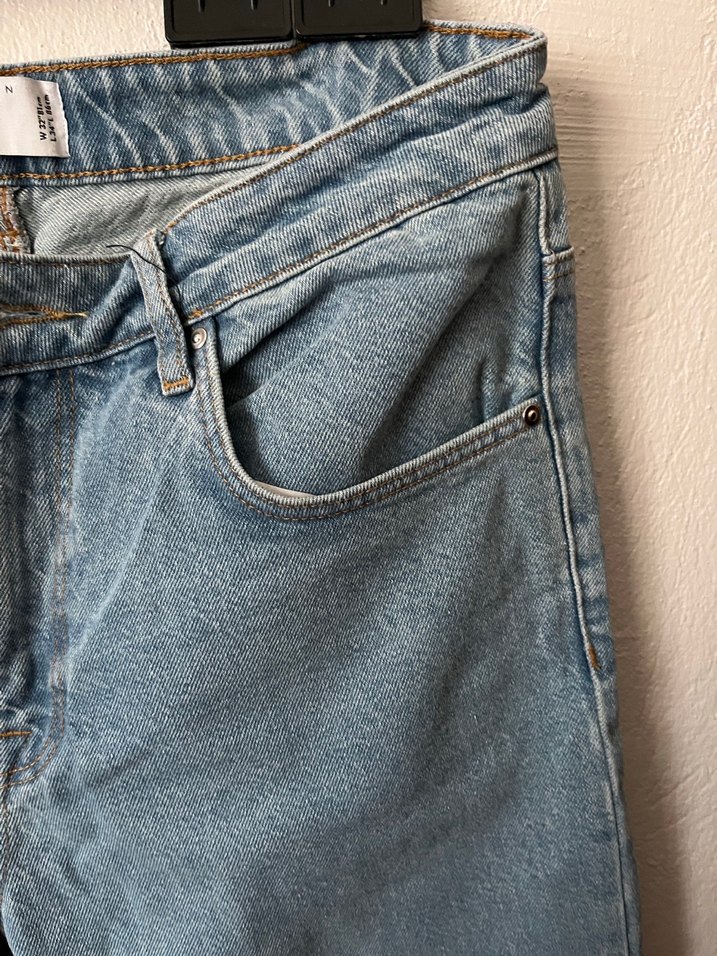 Klasik Düz Kesim Kot Pantolon - Görsel 4