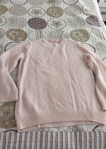 Pembe Triko Kadın Kazak - Görsel 4