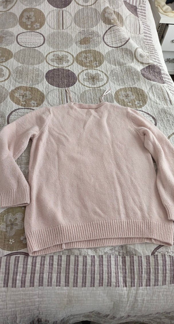 Pembe Triko Kadın Kazak - Görsel 4