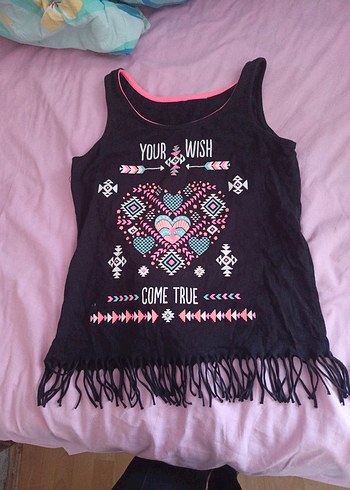 Püsküllü Bohem Kız Atlet - Görsel 2