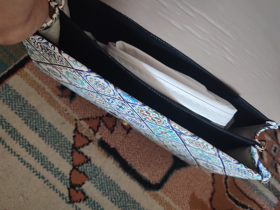 Nakışlı Çok Renkli Kadın Espadril ve Çanta Seti - Görsel 4