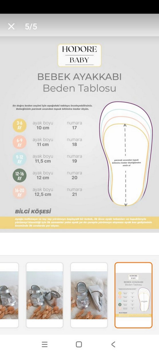 Kız Bebek Parlak Beyaz Fiyonklu İlk Adım Ayakkabısı - Görsel 3
