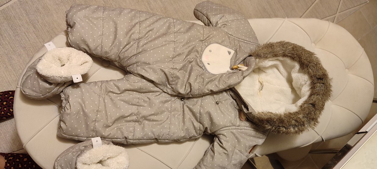 kışlık bebek tulum mont kaban - Görsel 2