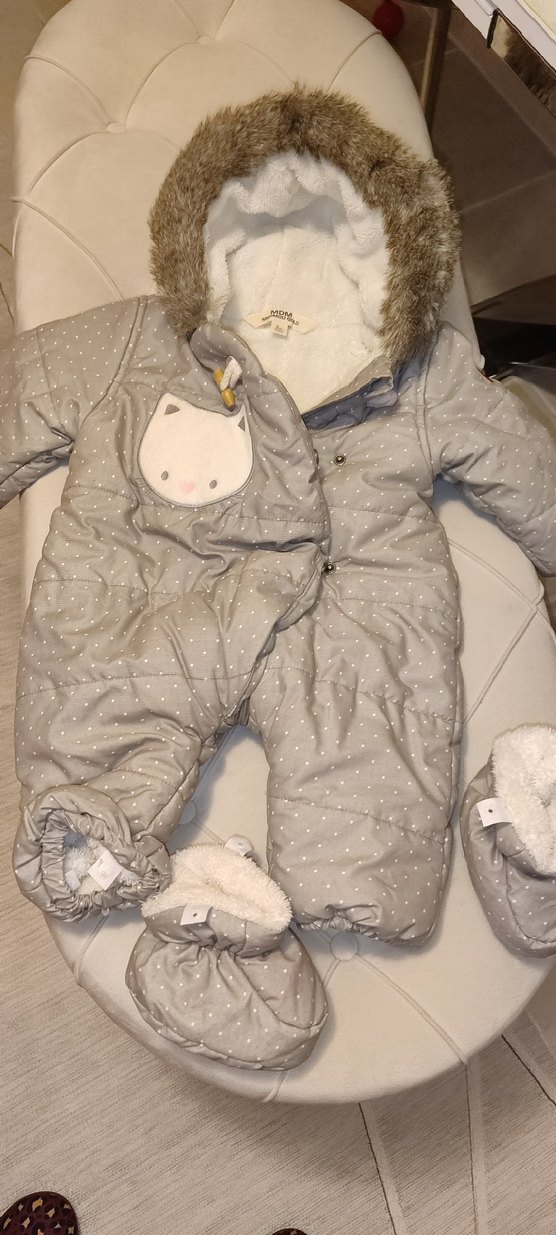 kışlık bebek tulum mont kaban - Görsel 4