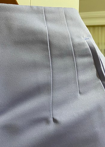 Mor Pilili Kadın Kumaş Pantolon - Görsel 2