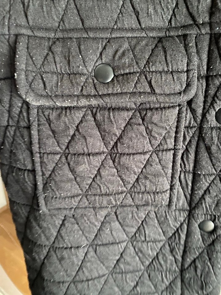 Düğmeli Gri Kadın Yelek, Normal Boy - Görsel 5