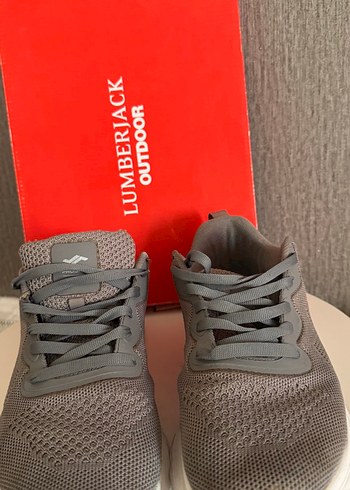 Gri Bağcıklı erkek Spor Ayakkabı - Görsel 3