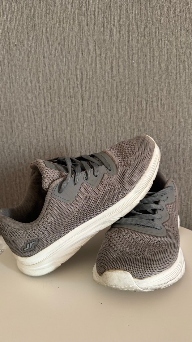 Gri Bağcıklı erkek Spor Ayakkabı - Görsel 5