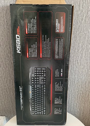 Motorspeed K68D Siyah Oyuncu Klavyesi - Görsel 3