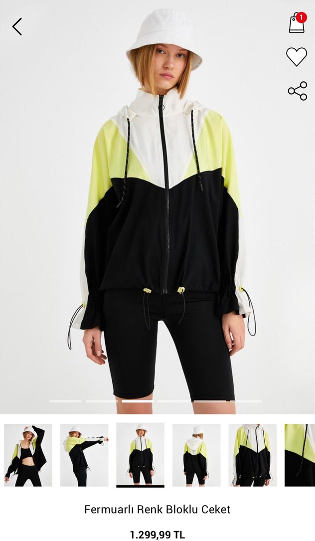 Kadın Siyah koton marka Spor Üst - Görsel 2