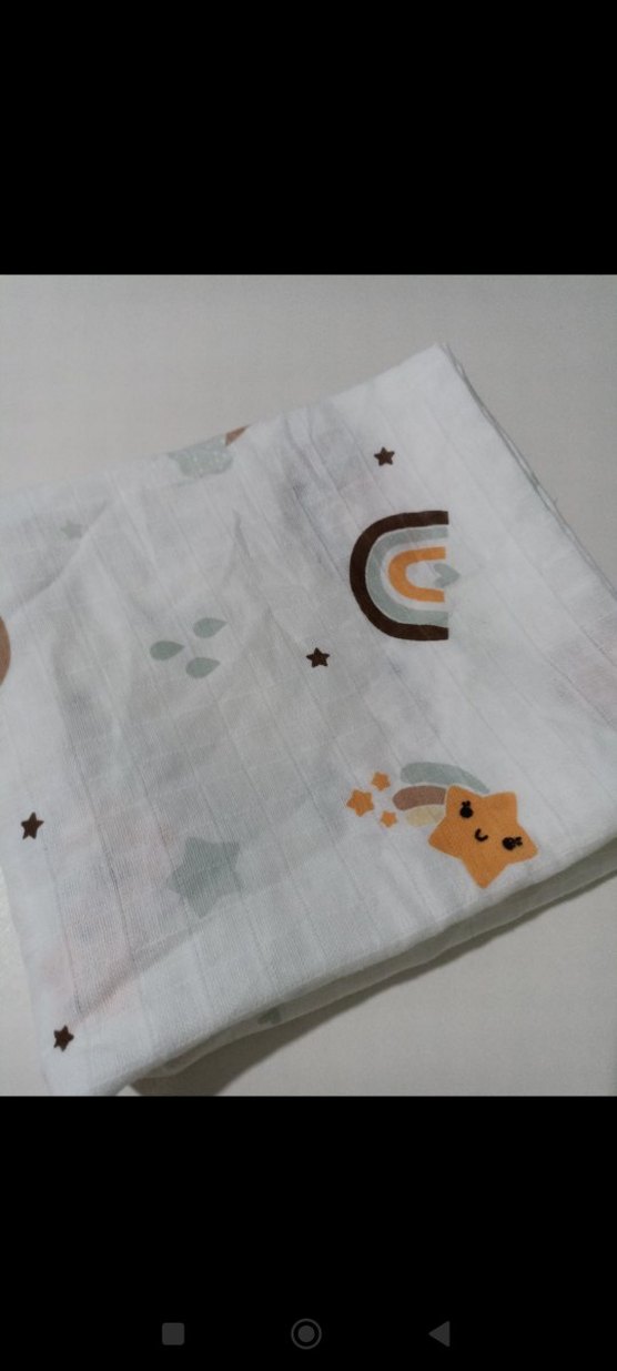 %100 muslin bebek battaniyesi - Görsel 3