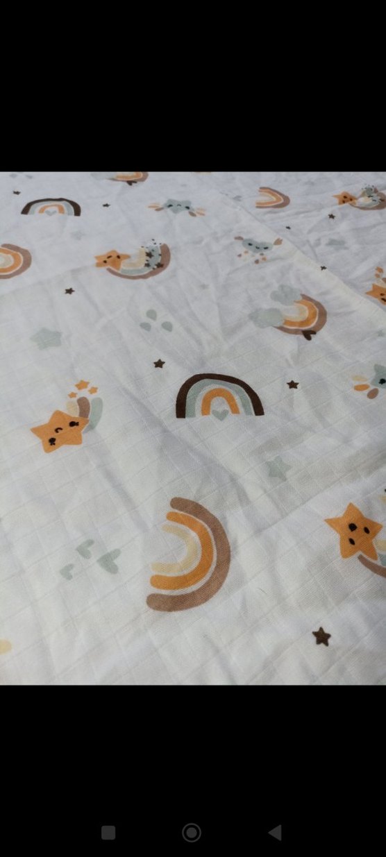 %100 muslin bebek battaniyesi - Görsel 2