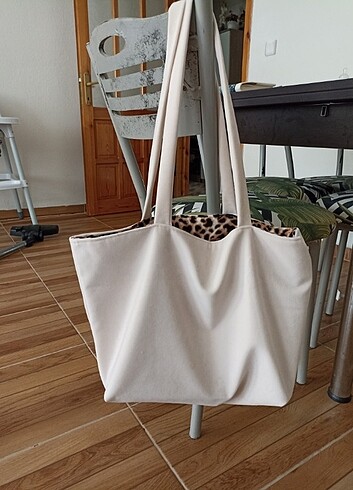 Çift taraflı leoparli canta - Görsel 11